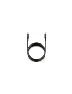 Cable USB 4.0 Tipo-C NGS KNOT/ USB Tipo-C Macho - USB Tipo-C Macho/ Hasta 240W/ 40Gbps/ 2m/ Negro