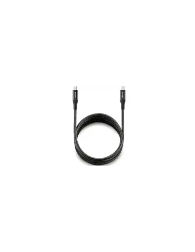 Cable USB 4.0 Tipo-C NGS KNOT/ USB Tipo-C Macho - USB Tipo-C Macho/ Hasta 240W/ 40Gbps/ 2m/ Negro