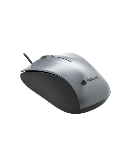 NGS CREW ratón Oficina Ambidextro USB tipo A Óptico 1200 DPI