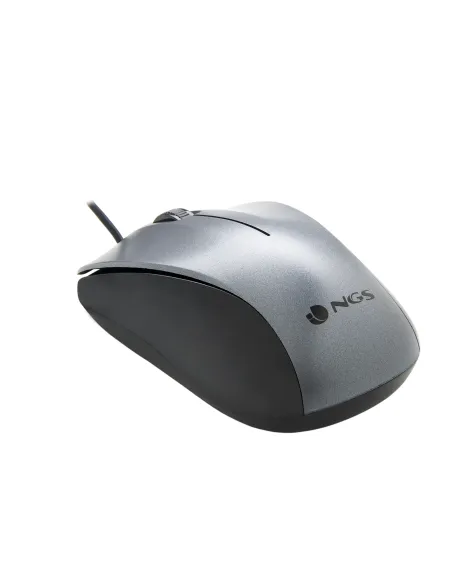 NGS CREW ratón Oficina Ambidextro USB tipo A Óptico 1200 DPI