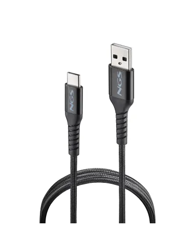 NGS KNOT-AC cable USB USB 2.0 1 m USB A USB C 0,48 Gbit s 100 W Negro