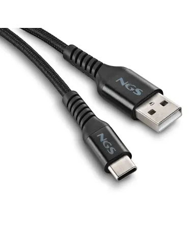 NGS KNOT-AC cable USB USB 2.0 1 m USB A USB C 0,48 Gbit s 100 W Negro