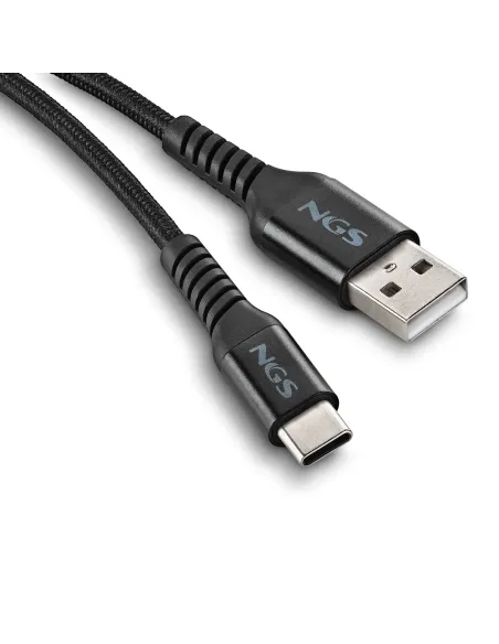 NGS KNOT-AC cable USB USB 2.0 1 m USB A USB C 0,48 Gbit s 100 W Negro