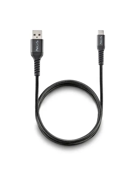 NGS KNOT-AC cable USB USB 2.0 1 m USB A USB C 0,48 Gbit s 100 W Negro