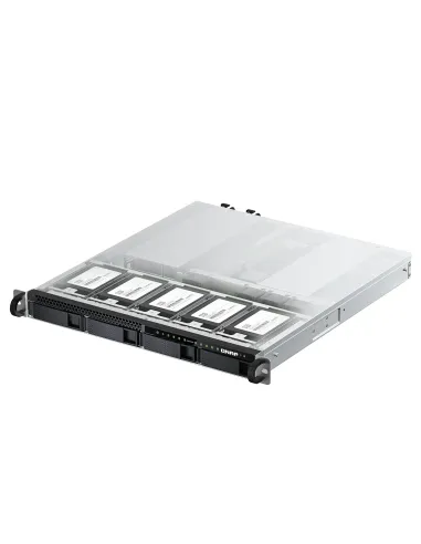 QNAP TS-h987XU-RP NAS Bastidor (1U) Intel Xeon E E-2334 16 GB DDR4 QuTS hero Negro, Plata