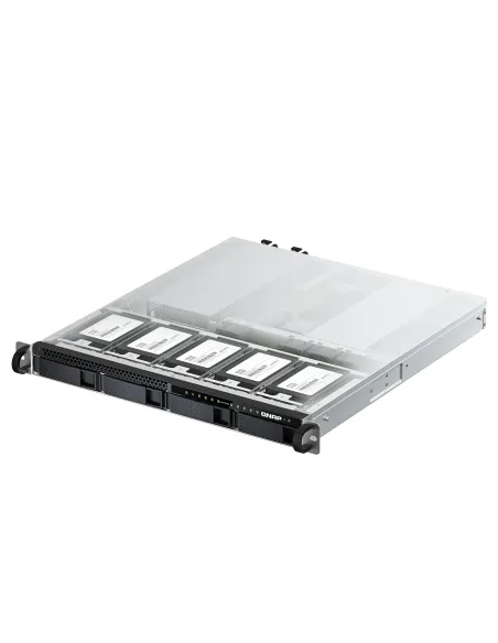 QNAP TS-h987XU-RP NAS Bastidor (1U) Intel Xeon E E-2334 16 GB DDR4 QuTS hero Negro, Plata