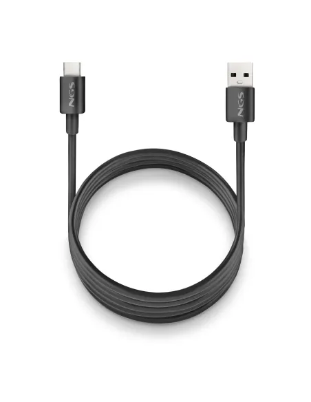 NGS ZYRO-AC cable USB USB 2.0 1 m USB A USB C 0,48 Gbit s Negro