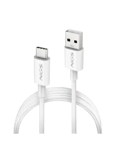 NGS ZYRO-AC cable USB USB 2.0 1 m USB A USB C 0,48 Gbit s Blanco