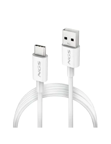 NGS ZYRO-AC cable USB USB 2.0 1 m USB A USB C 0,48 Gbit s Blanco