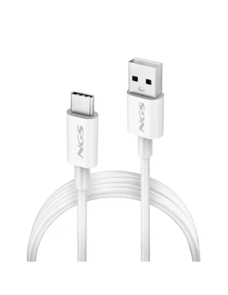 NGS ZYRO-AC cable USB USB 2.0 1 m USB A USB C 0,48 Gbit s Blanco