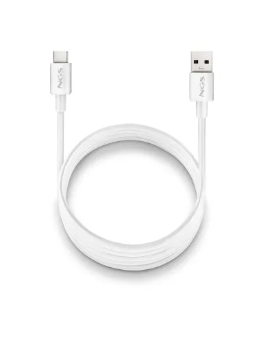 NGS ZYRO-AC cable USB USB 2.0 1 m USB A USB C 0,48 Gbit s Blanco