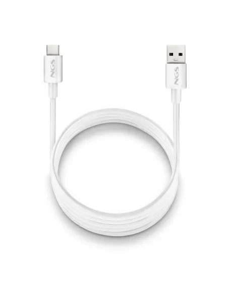NGS ZYRO-AC cable USB USB 2.0 1 m USB A USB C 0,48 Gbit s Blanco
