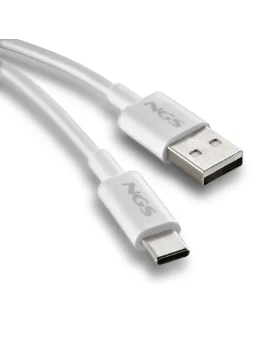 NGS ZYRO-AC cable USB USB 2.0 1 m USB A USB C 0,48 Gbit s Blanco