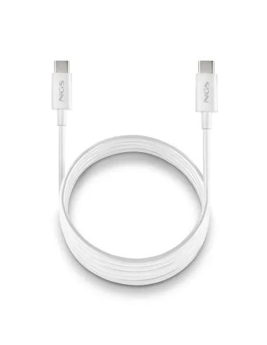 NGS ZYRO 60W-1 cable USB USB 2.0 1 m USB C 0,48 Gbit s Blanco