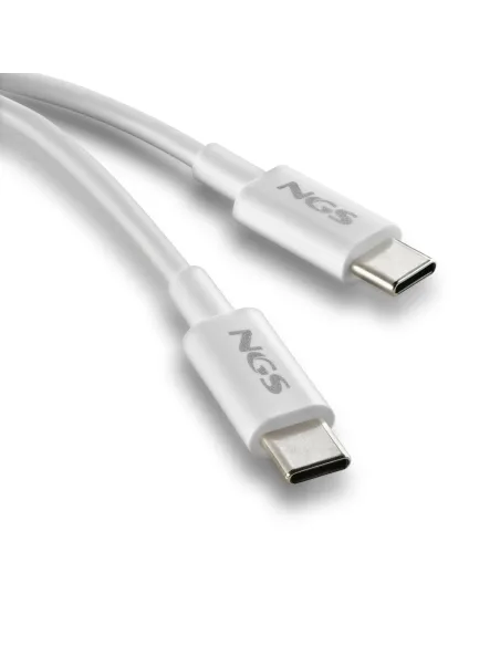 NGS ZYRO 60W-1 cable USB USB 2.0 1 m USB C 0,48 Gbit s Blanco