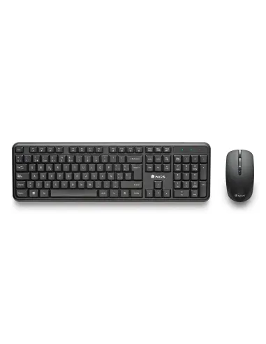 NGS SERENITY KIT (QUERTY, ES) teclado Ratón incluido Universal RF inalámbrico QWERTY Español Negro