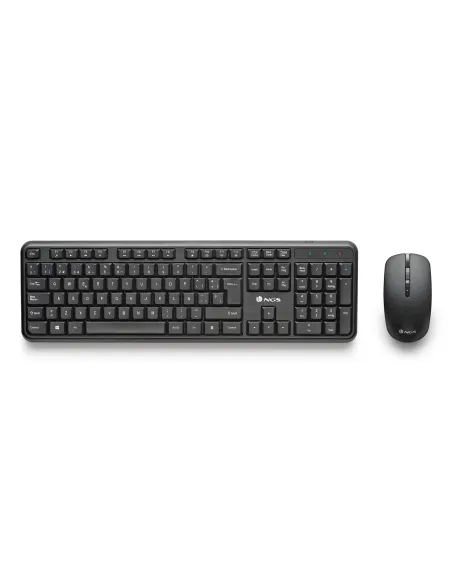 NGS SERENITY KIT (QUERTY, ES) teclado Ratón incluido Universal RF inalámbrico QWERTY Español Negro