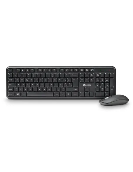NGS SERENITY KIT (QUERTY, ES) teclado Ratón incluido Universal RF inalámbrico QWERTY Español Negro