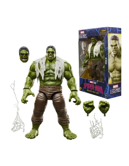 Figura hasbro marvel legends series spider - man brand new day -  hulk