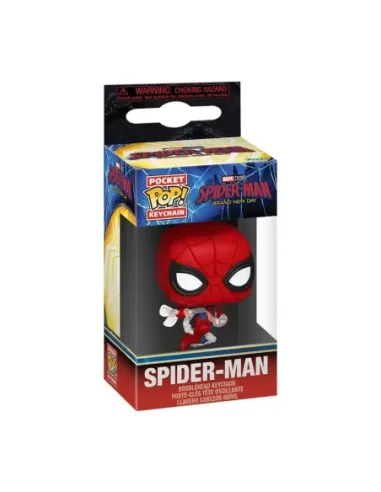 Funko pop keychain llavero: spider - man bnd -  spider - man