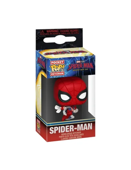 Funko pop keychain llavero: spider - man bnd -  spider - man