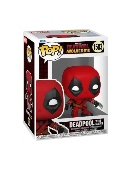 Funko pop marvel deadpool & wolverine deadpool w - claws