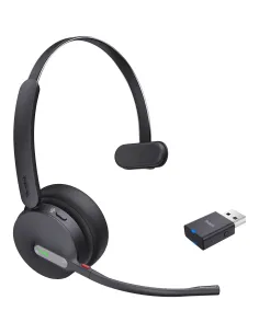 Yealink WH64 Hybrid Mono Teams Auriculares Inalámbrico Diadema Oficina Centro de llamadas MicroUSB Bluetooth Negro 2