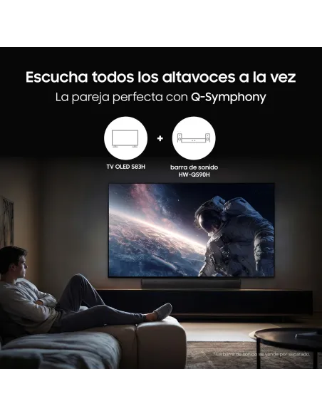 Samsung TV 77" OLED S83H 4K Vision AI Smart TV (2026)