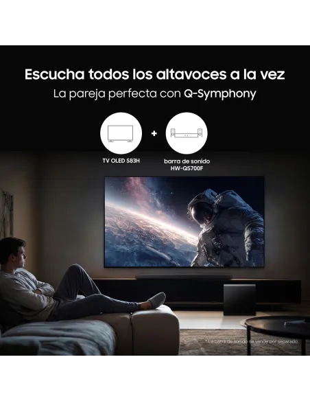 Samsung TV 65" OLED S83H 4K Vision AI Smart TV (2026)