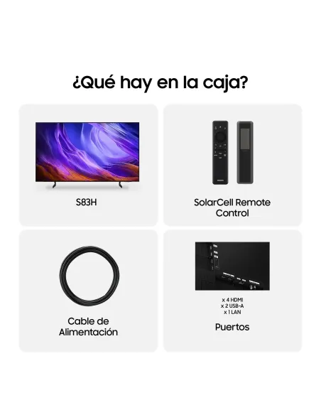 Samsung TV 65" OLED S83H 4K Vision AI Smart TV (2026)