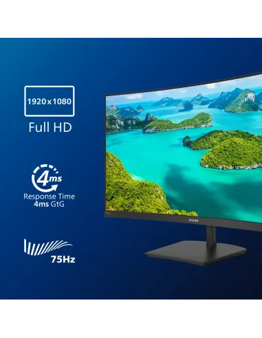 Philips E Line 241E1SC 00 pantalla para PC 59,9 cm (23.6") 1920 x 1080 Pixeles Full HD LED Negro