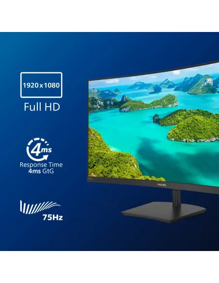 Philips E Line 241E1SC 00 pantalla para PC 59,9 cm (23.6") 1920 x 1080 Pixeles Full HD LED Negro