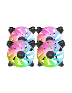 Mars Gaming MF-4A Carcasa del ordenador Ventilador 12 cm Negro 4 pieza(s) 2