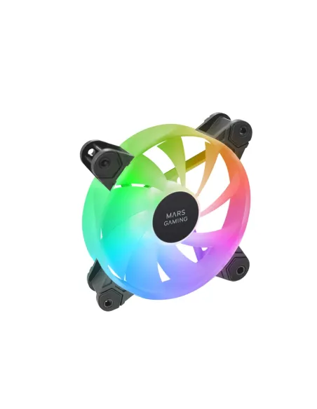 Mars Gaming MF-4A Carcasa del ordenador Ventilador 12 cm Negro 4 pieza(s)