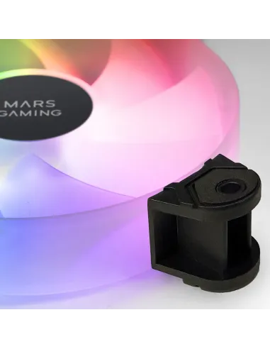 Mars Gaming MF-4A Carcasa del ordenador Ventilador 12 cm Negro 4 pieza(s)