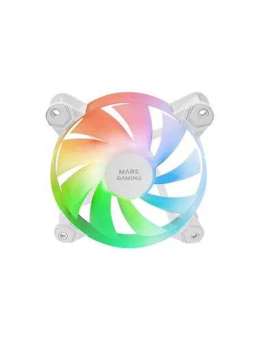 Mars Gaming MF-4A Carcasa del ordenador Ventilador 12 cm Blanco 4 pieza(s)