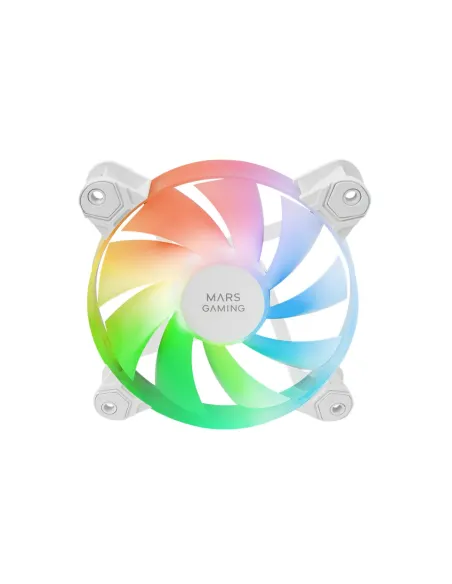 Mars Gaming MF-4A Carcasa del ordenador Ventilador 12 cm Blanco 4 pieza(s)