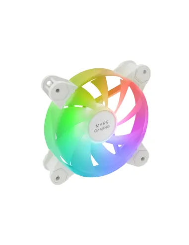 Mars Gaming MF-4A Carcasa del ordenador Ventilador 12 cm Blanco 4 pieza(s)