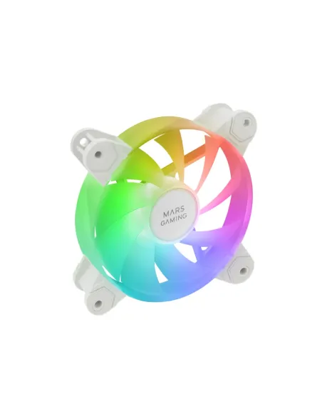 Mars Gaming MF-4A Carcasa del ordenador Ventilador 12 cm Blanco 4 pieza(s)