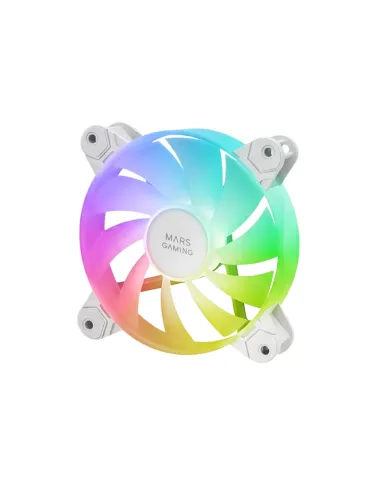 Mars Gaming MF-4A Carcasa del ordenador Ventilador 12 cm Blanco 4 pieza(s)