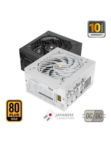 Mars Gaming MPB750PSI unidad de fuente de alimentación 750 W 24-pin ATX ATX Blanco