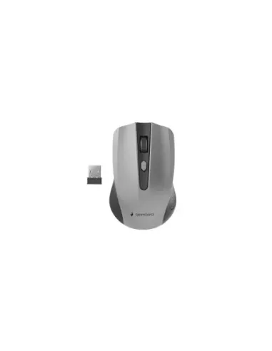 Gembird Ratón Óptico Inalámbr. 1600 DPI Negro/Gris