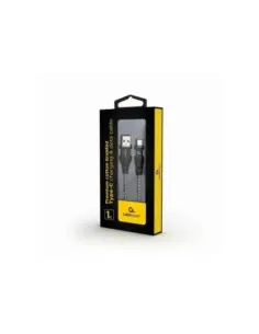 Gembird Cable USB T C trenzado de algodón 1m