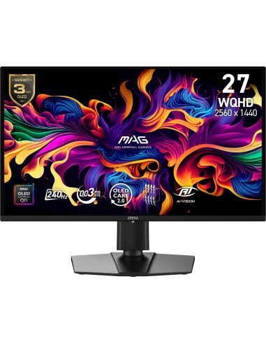 MSI MAG 274QP QD-OLED X24 pantalla para PC 67,3 cm (26.5") 2560 x 1440 Pixeles Wide Quad HD Negro