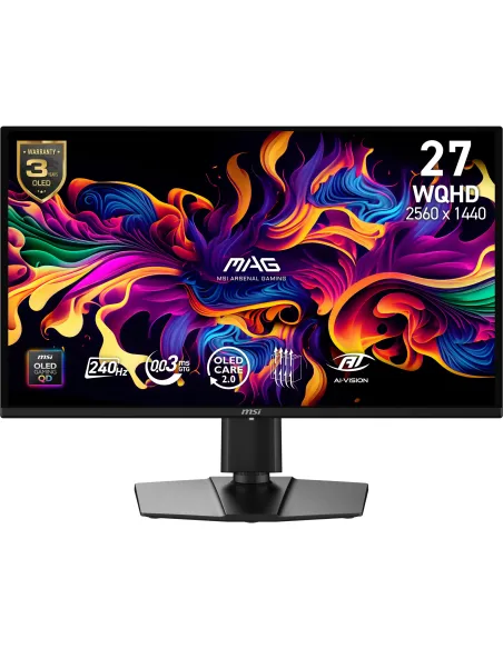 MSI MAG 274QP QD-OLED X24 pantalla para PC 67,3 cm (26.5") 2560 x 1440 Pixeles Wide Quad HD Negro