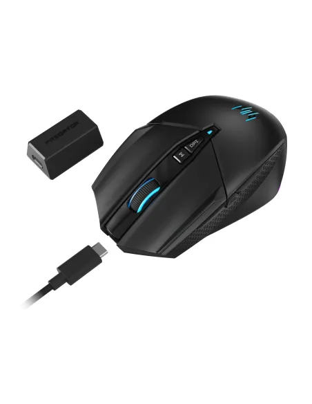 Acer Predator Cestus 535 ratón Juego Ambidextro RF Wireless + Bluetooth Óptico 30000 DPI