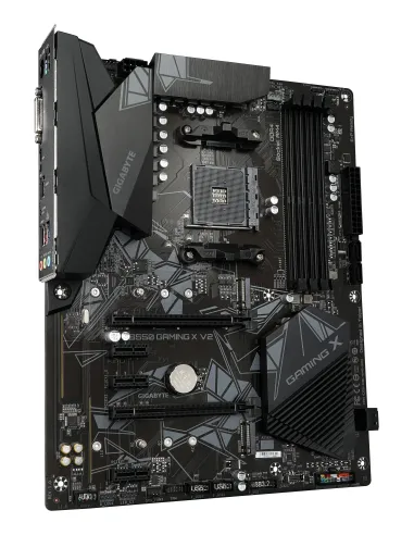 GIGABYTE B550 Gaming X V2 Placa base - Procesadores AMD Ryzen 5000, VRM de 10+3 fases, hasta 4733 MHz DDR4, 1xPCIe 4.0 + 1xPCIe