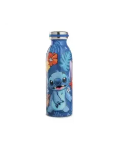 Botella de agua enesco stitch azul 500 ml