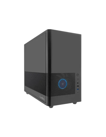 CoolBox CAJA MATX MP2 NEGRA USB-C 3.2 GEN1 VENTILADOR 120 PWM FULL METAL S FTE