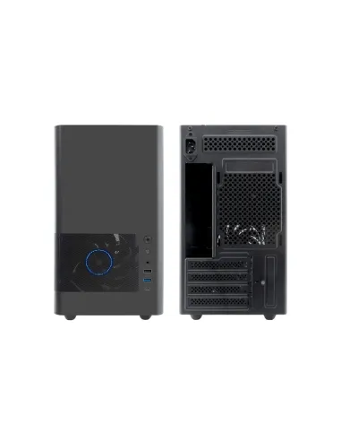 CoolBox CAJA MATX MP2 NEGRA USB-C 3.2 GEN1 VENTILADOR 120 PWM FULL METAL S FTE